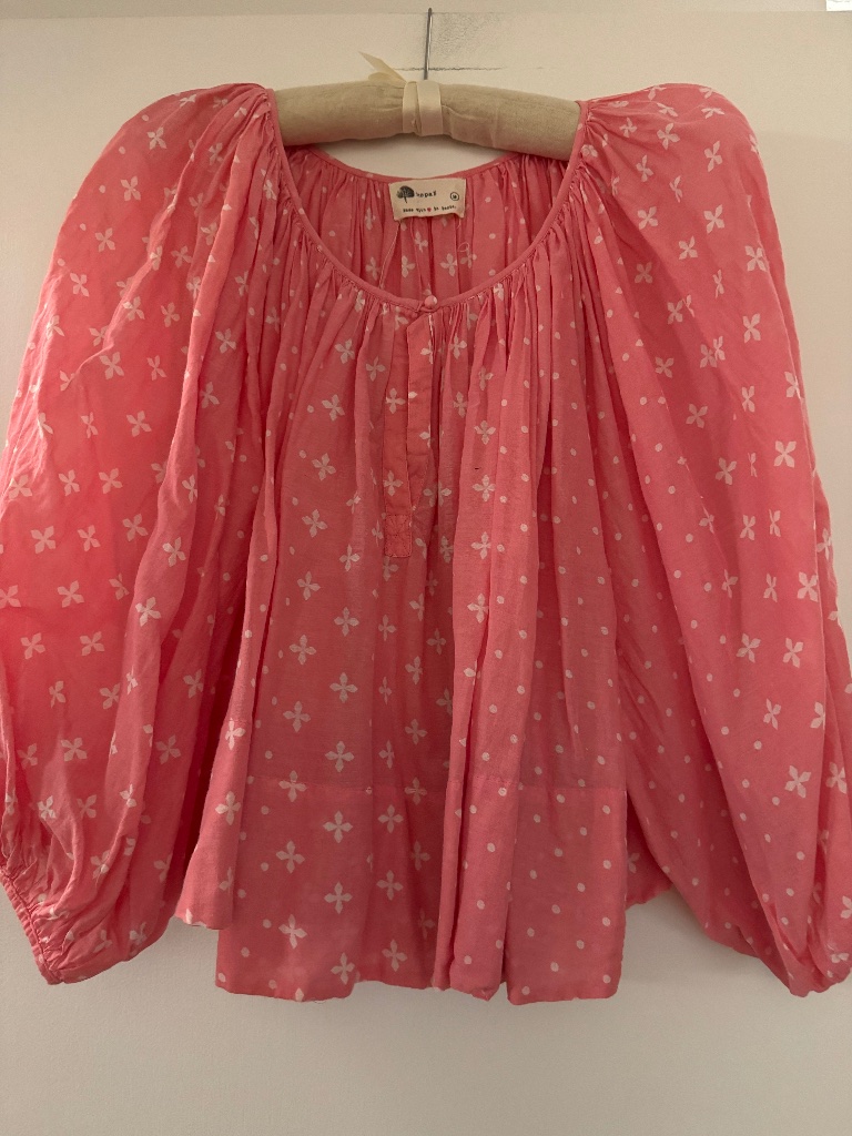 Kopal Pink Floral & Polka Dot Shirt